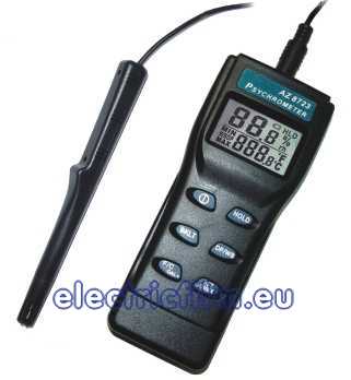 TEMPERATURA, UMIDITATE, DP/WB + BACKLIGHT 8723 TEMPERATURA, UMIDITATE, DP/WB + BACKLIGHT 8723