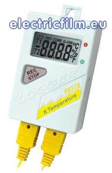 INREGISTRATOR (DATALOGGER) DE TEMPERATURA DUAL K CU LCD SI RS232 INCORPORATA 88378 INREGISTRATOR (DATALOGGER) DE TEMPERATURA DUAL K CU LCD SI RS232 INCORPORATA 88378